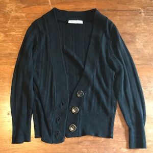 Cropped black cardigan - free with purchase